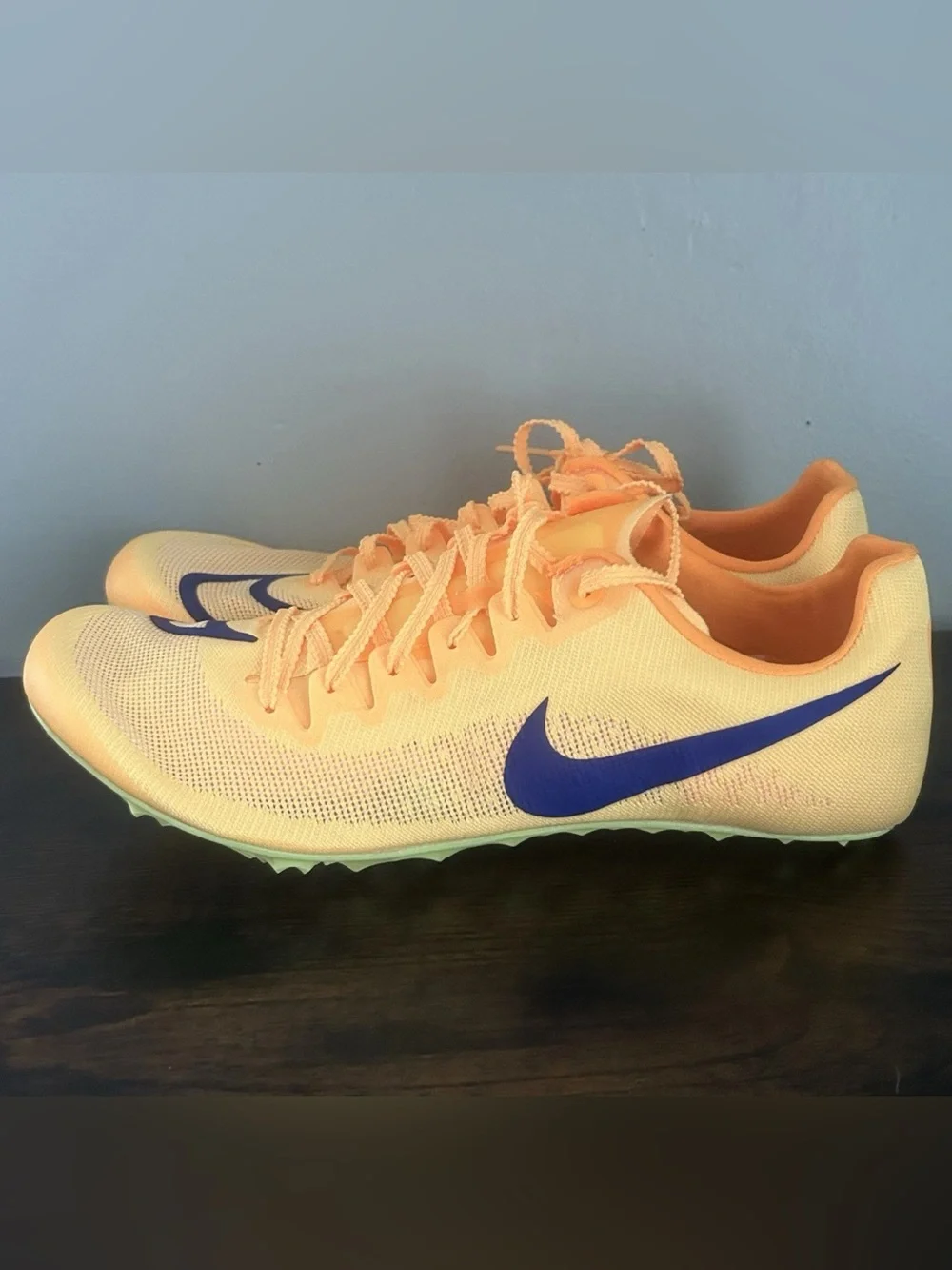 Nike JA Fly 4 Track & Field Spikes Cleats Citron Pulse Mens Size 8 DR2741-800